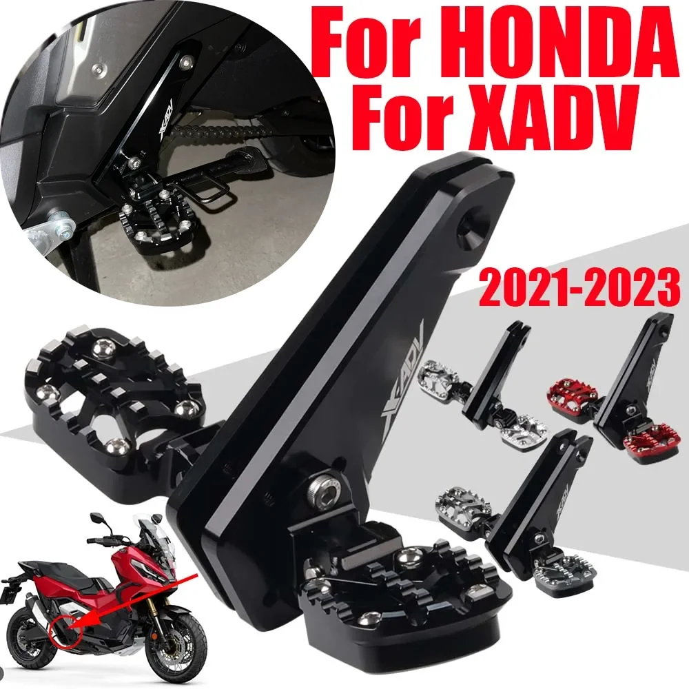 For HONDA X-ADV XADV 750 XADV750 2021 2022 2023 Accessories Folding Rear Foot Pegs Passenger Foot Rest Pedal Footrest Footpegs