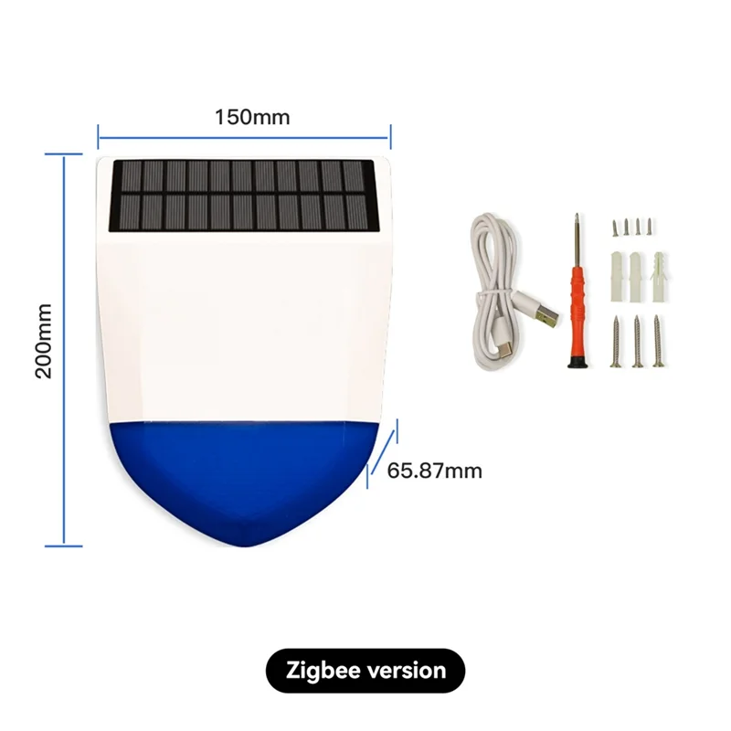 B29C-Sound And Light Alarm Intelligent Linkage Sensor Alarm Multifunctional Intelligent Sensor Alarm For Balcony
