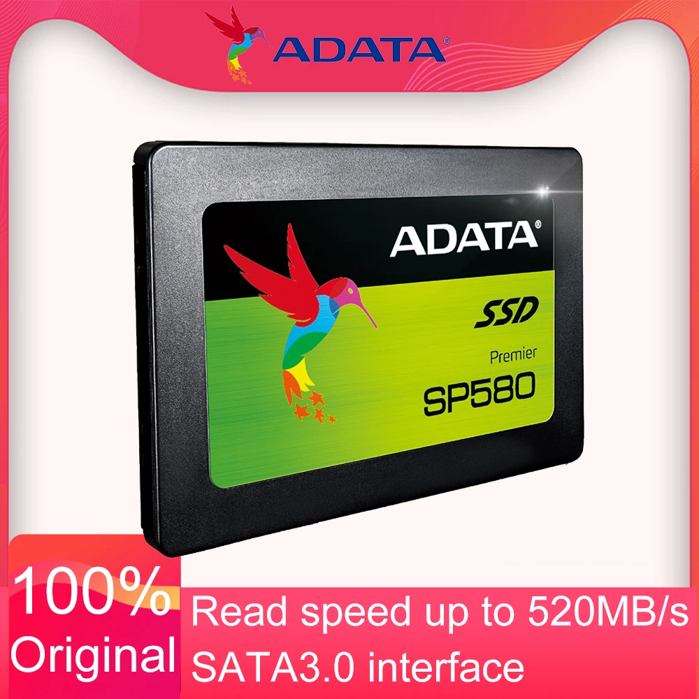 ADATA SP580 SATA SSD 120GBB 2.5 بوصة SATA 3 240GB قرص الحالة الصلبة الداخلي 480GB HDD القرص الصلب 960GB HD SSD لأجهزة الكمبيوتر المحمول
