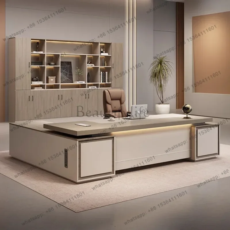ld Storage Organizers Office Desk Reception Design Modern Computer Display   Standing Aesthetic Ufficio Home Furniture