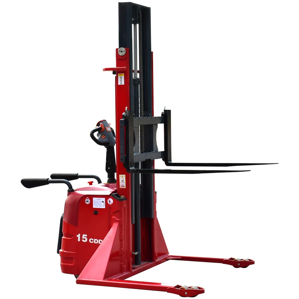 

Customized CDD25 1-2 Tons Solid Tire AWD Lead-Acid Battery Electric Stacker Forklift With Offroad Capability Electric Side Shift