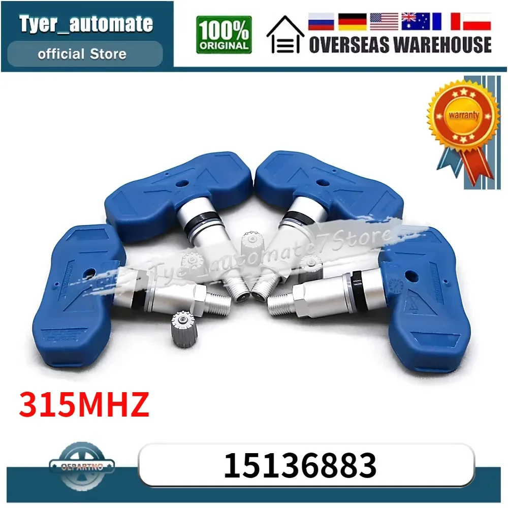 

Tire Pressure Monitoring Sensor 15136883 315MHz For Cadillac Escalade Chevrolet Silverado Suburban Tahoe GMC Sierra Yukon XL