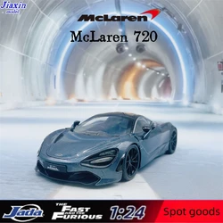 Jada 1:24 McLaren 720S Modelo de aleación fundido a presión, vehículo de Metal, exhibición, colección de regalos, juguetes para niños, regalo de cumpleaños J61