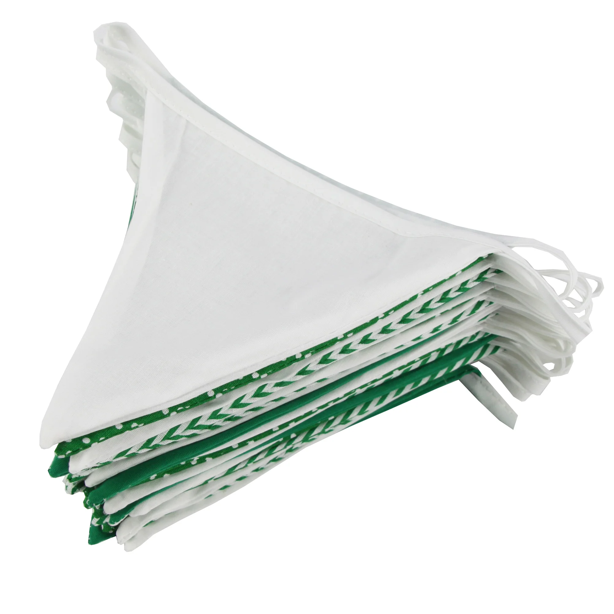 Neue 10 mt 36 fahnen Weiß Baumwolle Spitze Stoff Bunting Flags Hochzeit Party Dekoration Banner Hause Braut Dusche Bunting Garland – Detail 15