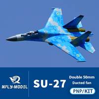 XFly RC electric twin engine ducted fighter model Remote control aircraft fixed wing Double 50mm Su27 KIT/PNP version