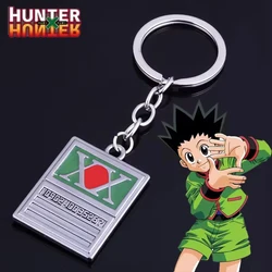 Anime Hunter x Hunter Keychain GON FREECSS License Pendant Key Chain for Women Men Car Keyring Jewelry Accessories