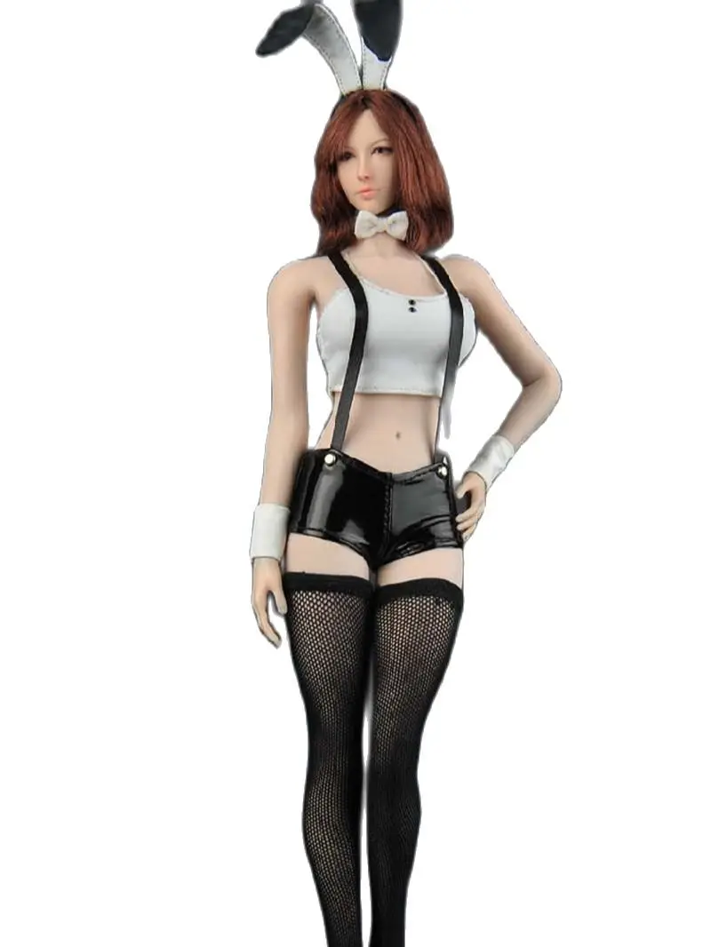 

1/6 ZYTOYS ZY5029 женские сексуальные бикини с кроличьими ушками, модель солдата, одежда, чулки, головной убор, шорты, бюстгальтеры