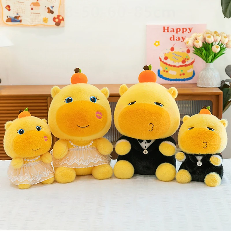 

Новая милая кукла-капибара 30/40 см, детская игрушка для сна, подушка для сна, подарок для мальчиков и девочек на день рождения.