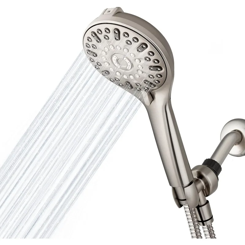 Waterpik ShowerClean Pro Hand Held Shower Head High Pressure Rinser With Built-in Power Jet Wash