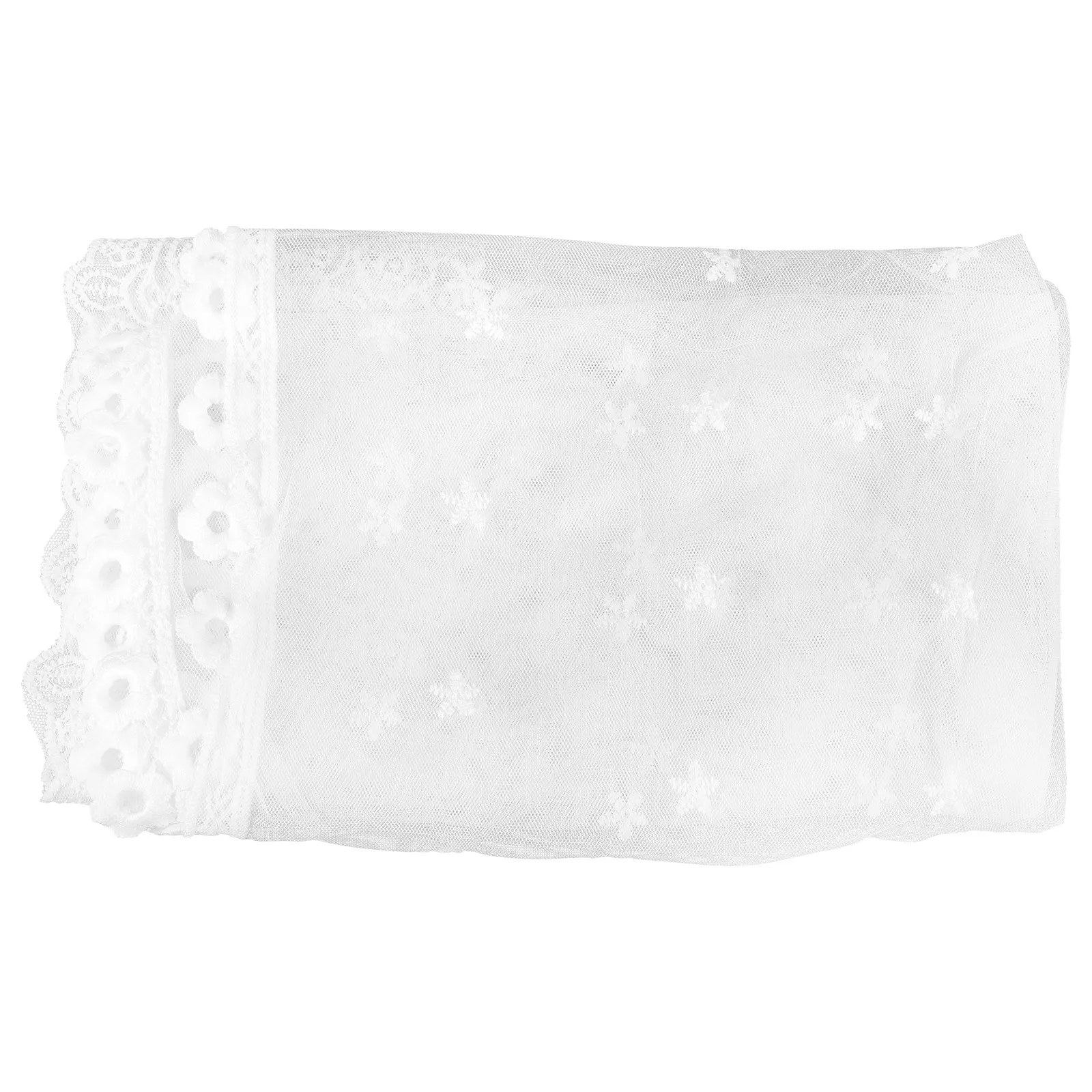 

Chic Lace Wedding Veil Female Lightweight Retro Bridal Accessories Lace Veil Cape for Bride Wedding Photo Props