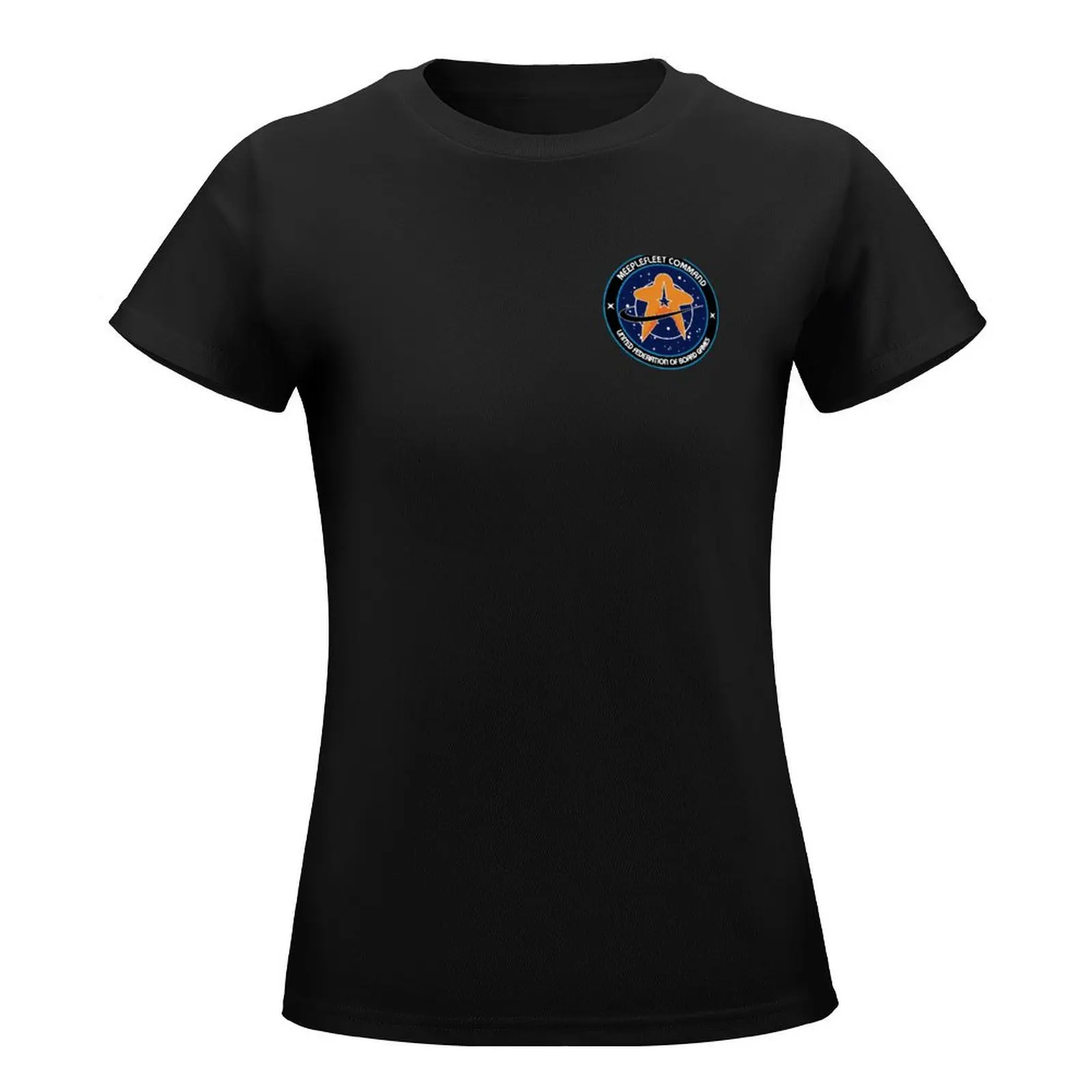 Meeple fleet - united federation of board games T-Shirt Blouse plus size tops Women's clothing