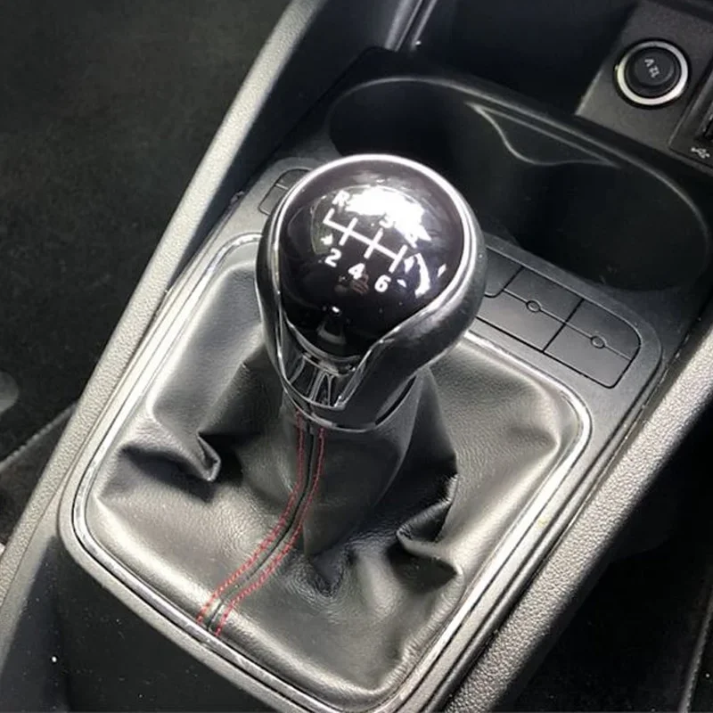 Gear Shift Knob Boot Lever Shifter Dust Jacket For Seat Ibiza 4 IV MK4 (6J,6P) 2008-2019 Gearbox Handles Lever Change Cover