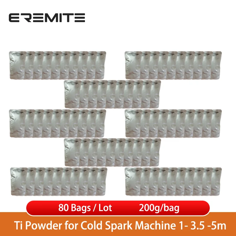 10-200bags Ti Powder for Cold Spark Machine Dust MSDS Certification Bar Light Party  Wedding DJ Stage Effect Dmx Indoor Outdoor