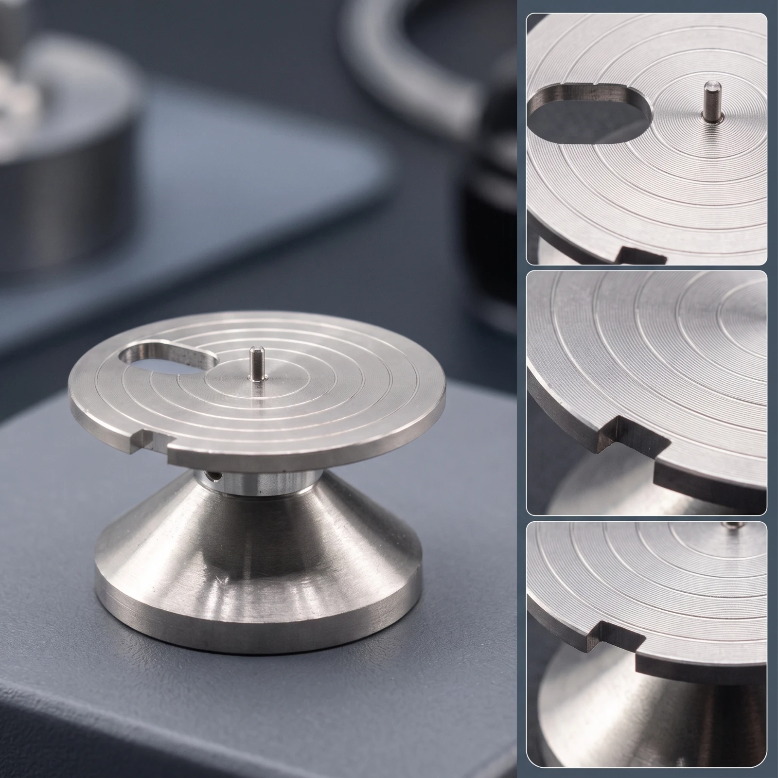 Watch Repair Converter Accurate Watch Hand Setting Tool with Conical Base Easy to Use Efficient for Watchmakers, Workbench