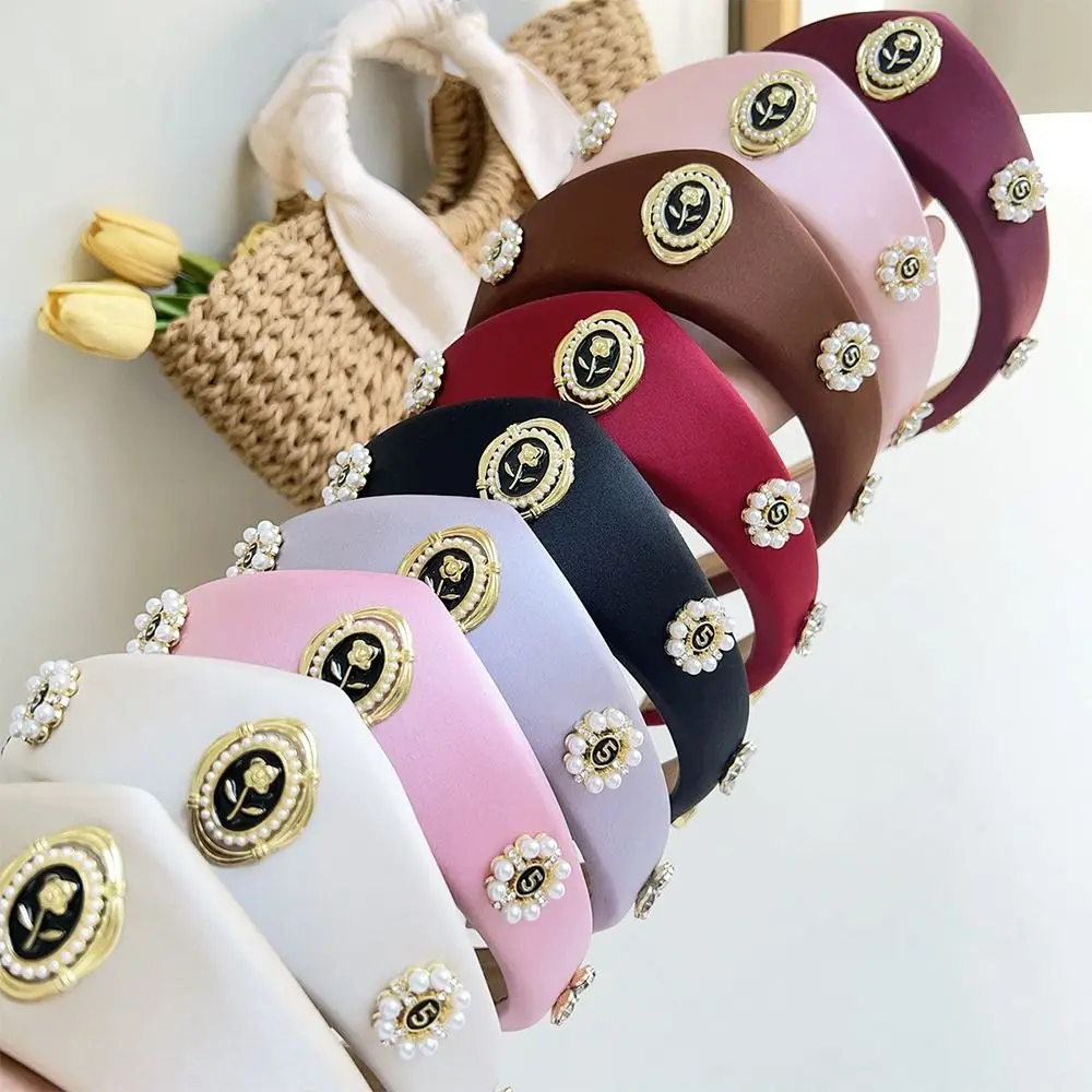 

New Velvet Women Headband British Retro European and American Hair Hoop Smooth Hairpin Headband for Home