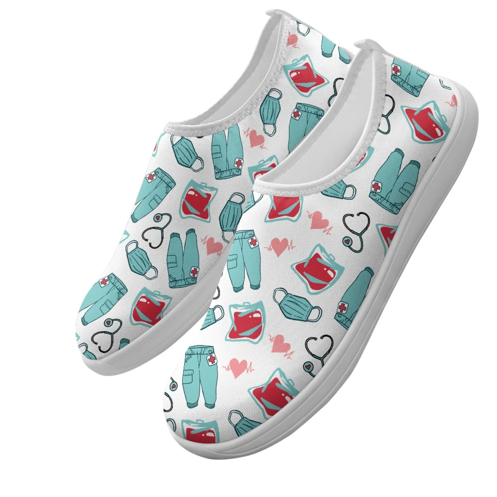 XIXIRIMIDO Slip-on Wide-toed Shoe Nurse Shoes Men's Sneakers and Casual Shoes Zapatillas de Mujer Tenis Feminino Medical Staff