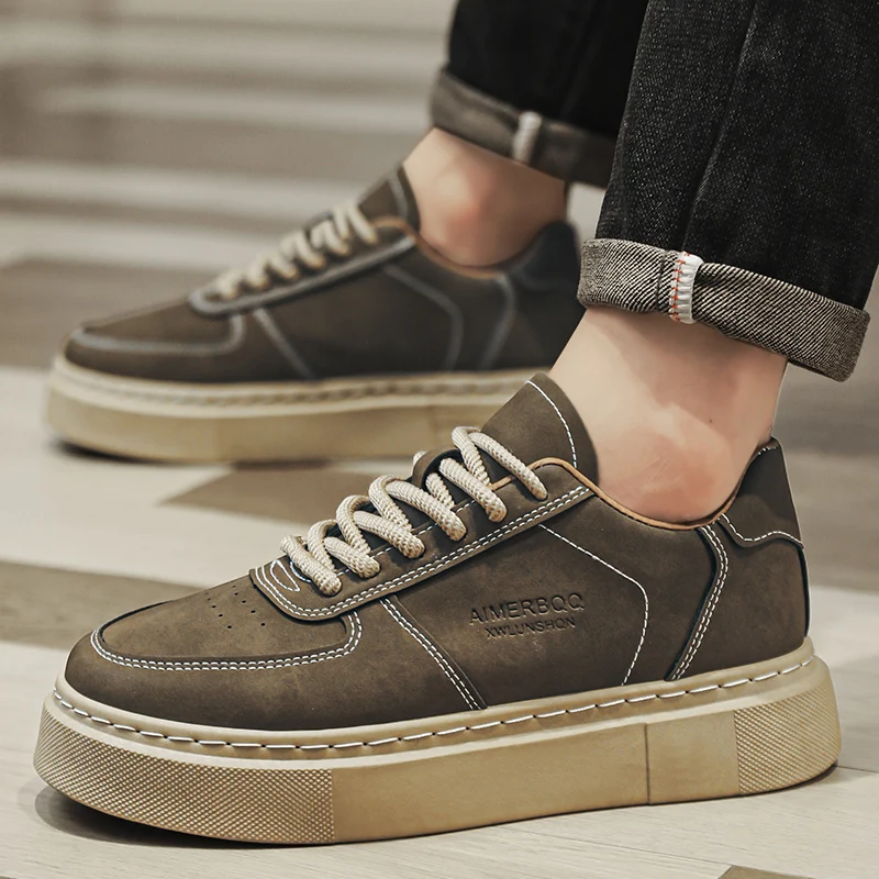 

2025 New Men's Board Shoes,sneakers,skate shoes,Casual Shoes Minimalist Elegant Street-Style Cushioned Lightweight Non-Slip