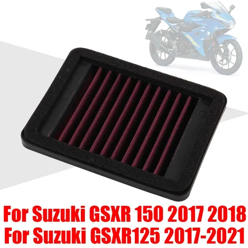 Para Suzuki GSX-R150 GSXR150 GSXR125 GSX-R125 GSXR GSX-R 150 125 GSX150 R accesorios filtro de aire de alto flujo elemento limpiador de admisión