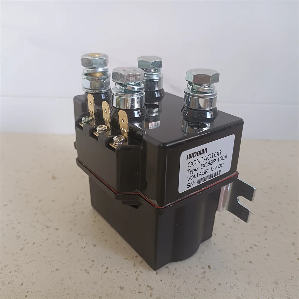 Reemplace Albright DC88P 12V 24V 100A Contactor de marcha atrás de Motor relé de solenoide de cabrestante DC88P Contactor de grúa montado monobloque