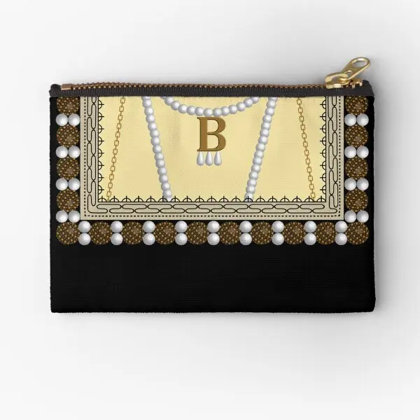 Anne Boleyn Gown  Zipper Pouches Wallet Cosmetic Women Socks Coin Pocket Pure Packaging Underwear Men Small Key Storage Bag