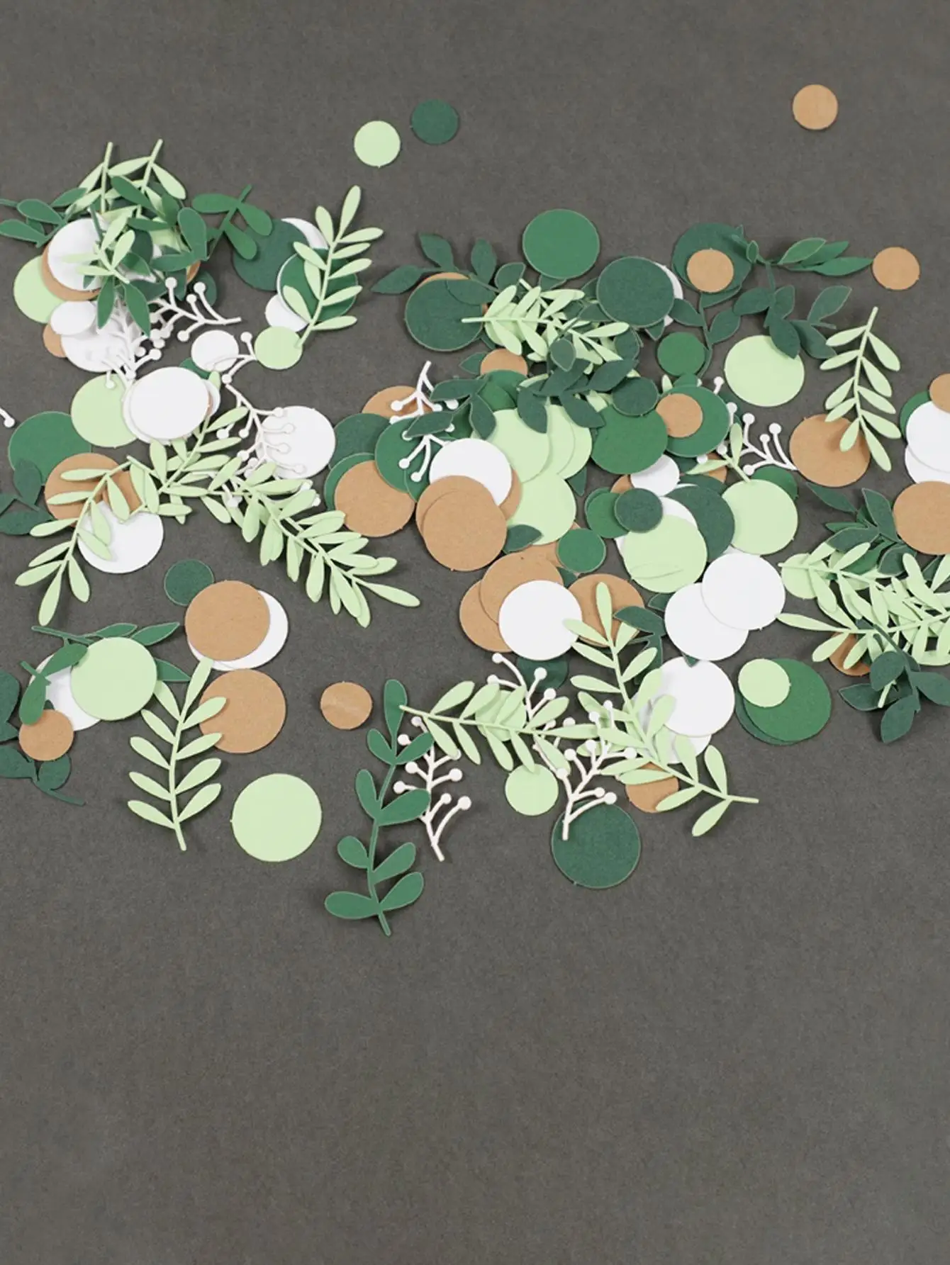 Confetti Tissue Sprinkle 100 Pcs Baby Shower Decorations Gold Ivory Sage Green Table Scatter for Ice Cream Theme Party and Wedd
