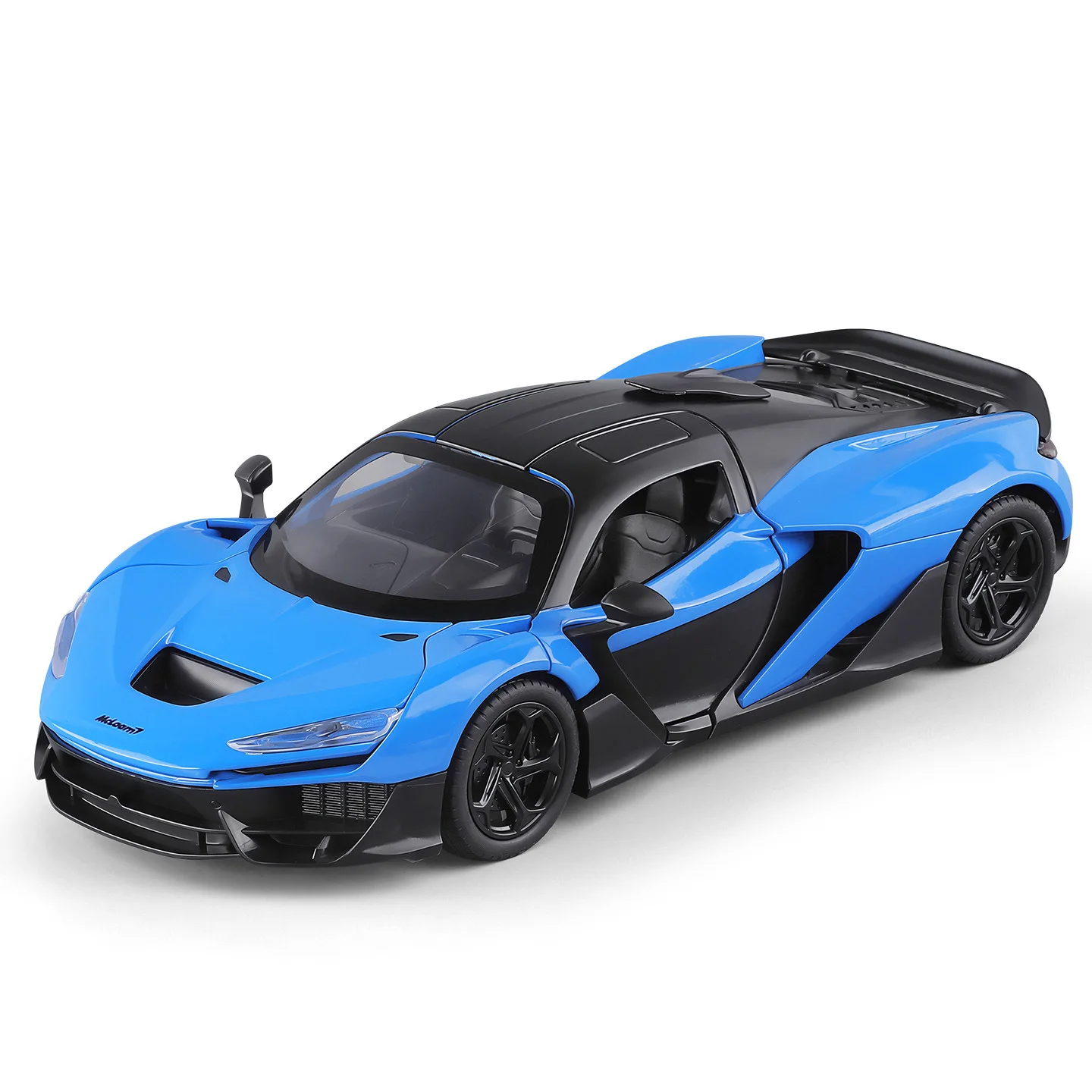 1:32 W1 Supercar Alloy Diecast Metal Car Model Desktop Ornaments Sound & Light Toy Birthday Gift Collect
