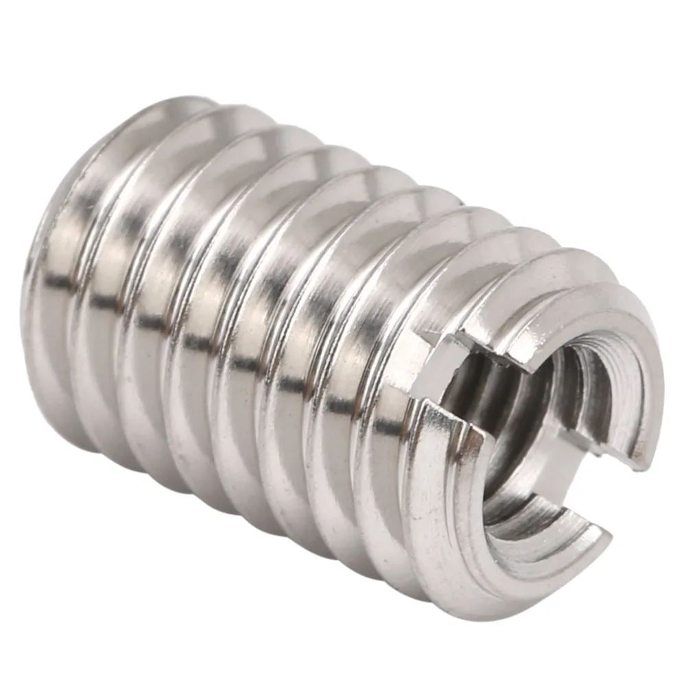 Stainless Steel Thread Reducing Nut M5 x 0.8mm M8 x 1.25mm Pipe Fitting Reducer Adapter 12mm Length Female