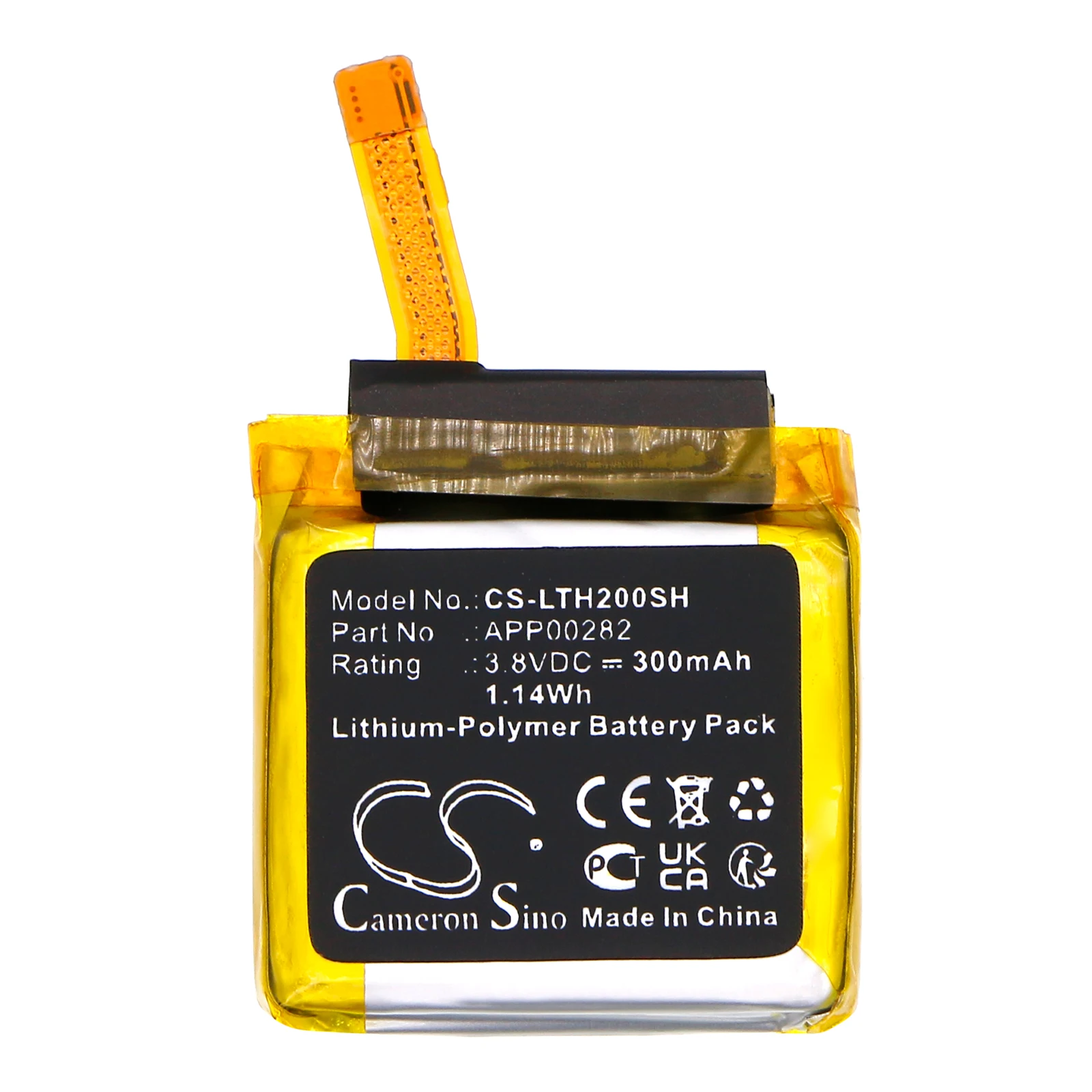 Batería de repuesto CS para reloj inteligente Louis Vuitton Tambour Horizon 2 APP00282 300mAh / 1.14Wh