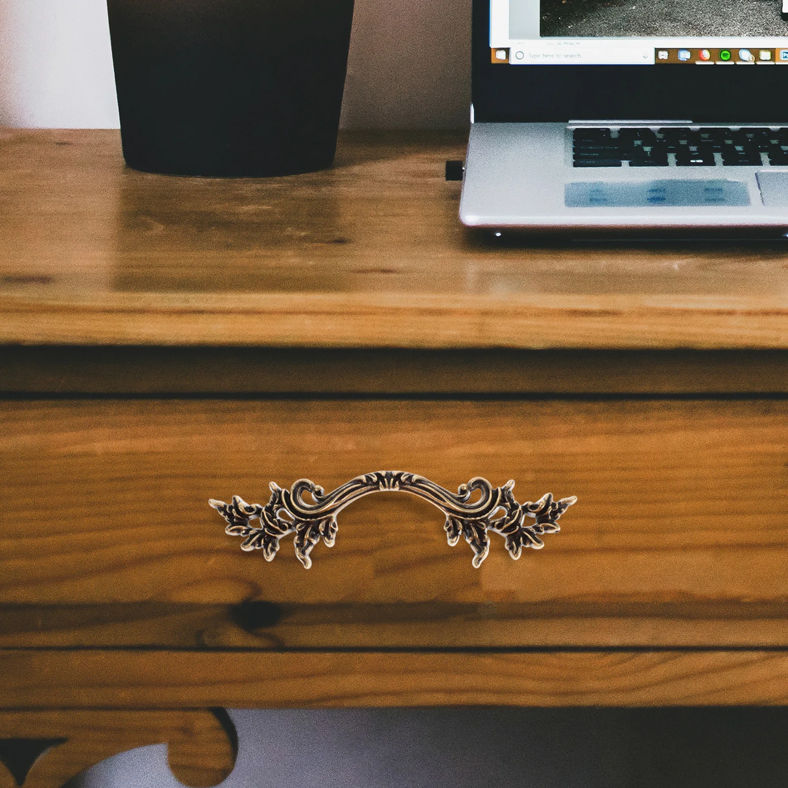 

1 set 1 Set European Style Cabinet Pull Handle Zinc Alloy Finish Decorative Drawer Pulls For Dresser Wardrobe Cupboard