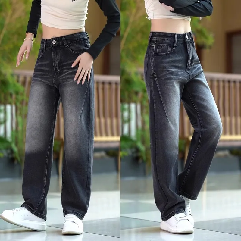 

Мужские джинсы прямого кроя Bla: универсальные, модные, в стиле ретро, американские, весенне-осенние, хлопковые, повседневные, износостойкие