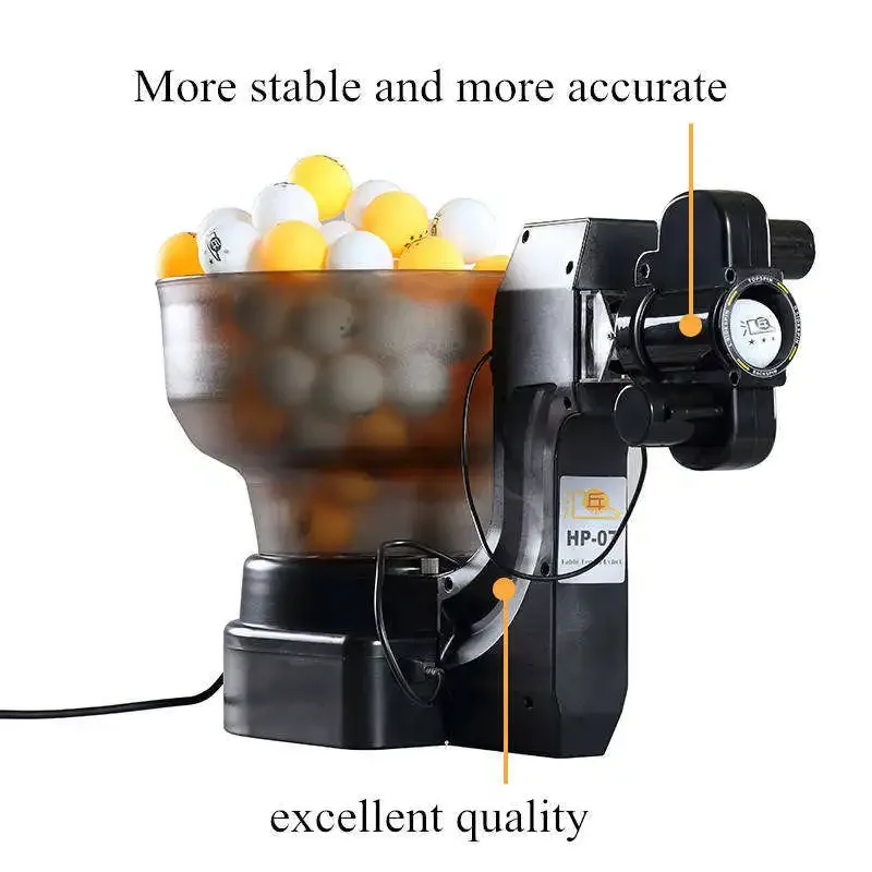 YIZHI Automatic Table Tennis Ball Launching Machine Throwing Machine Portable Ping-pong Ball Sports Training Machine