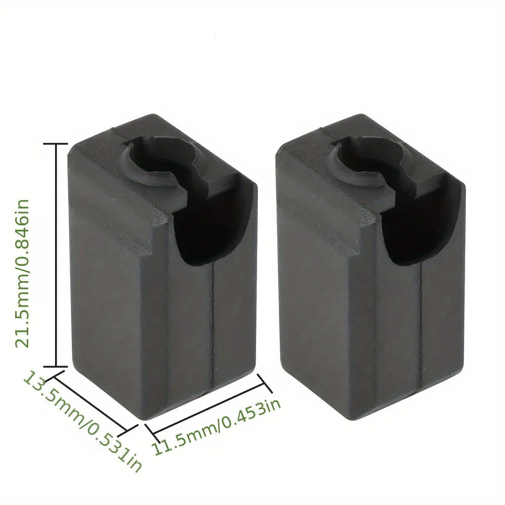 หน้าจอ: BIGTREETECH ถุงเท้าซิลิโคนสําหรับ Bambu Lab X1 X1E P1S P1P Hotend Extruder อุ่นบล็อกอุณหภูมิสูงกรณีซิลิโคนสีดํา