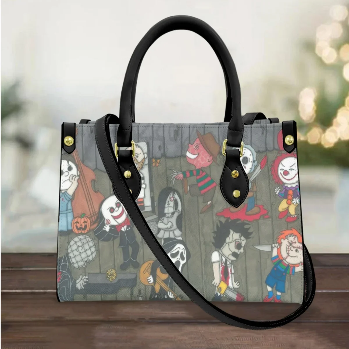 Thriller Movie Friends Luxury Design Ladies Handbag Fashion Casual Top Handle Tote Bag New Daily Street Shoulder Bag Female Gift