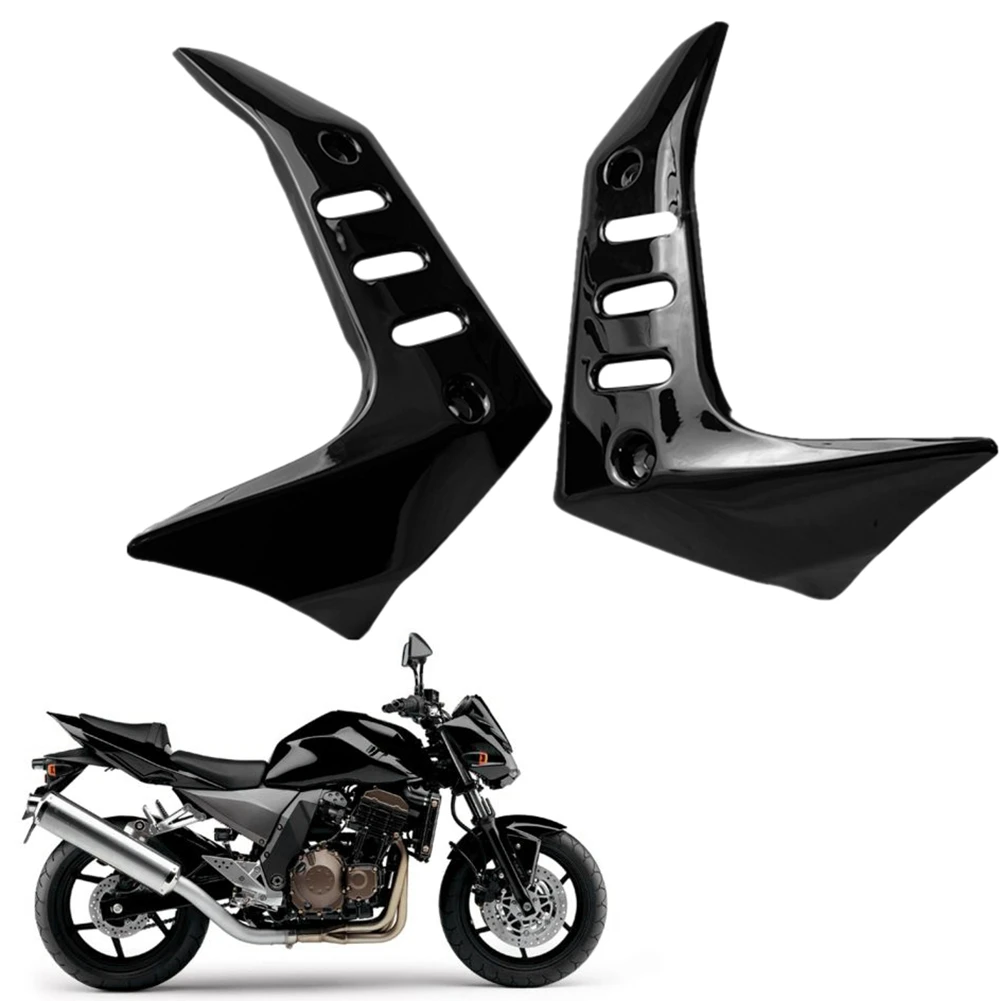 Motorcycle Glossy Black Right Left Radiator Fairing Kits Side Cover Cowl Protector for Kawasaki Z750 Z 750 2004-2006