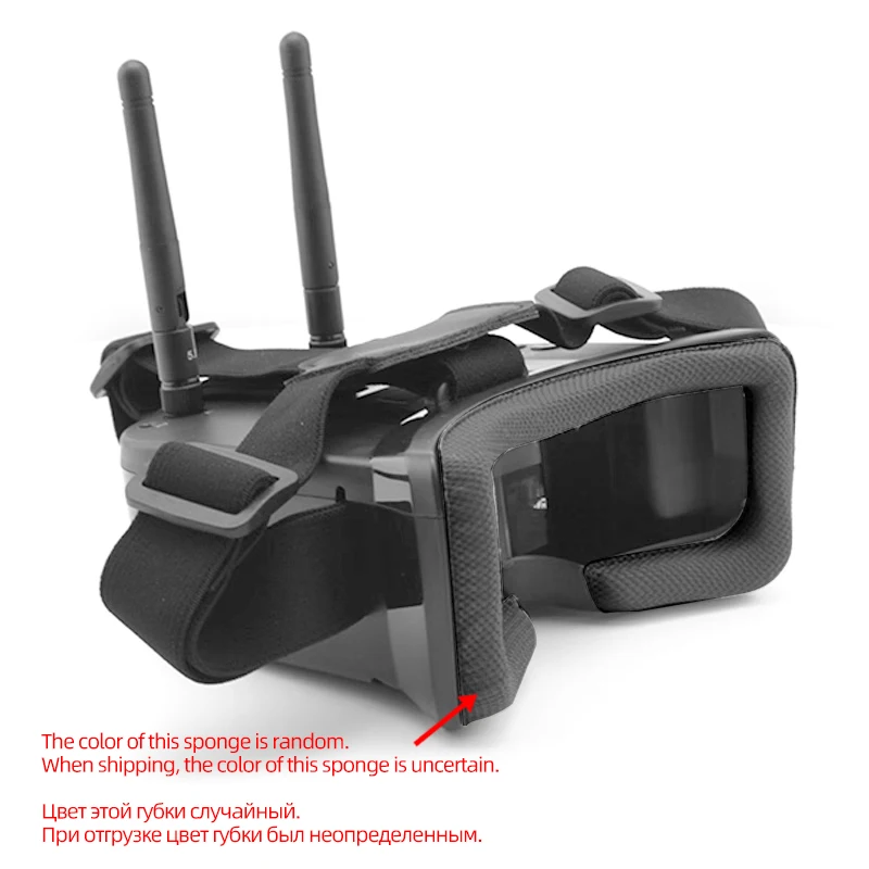 VR009 FPV Goggles 5.8G 40CH Auto-Searching Double Antennas mini 3.0 Inch 480*320 LCD Screen Built-in Battery Helmet