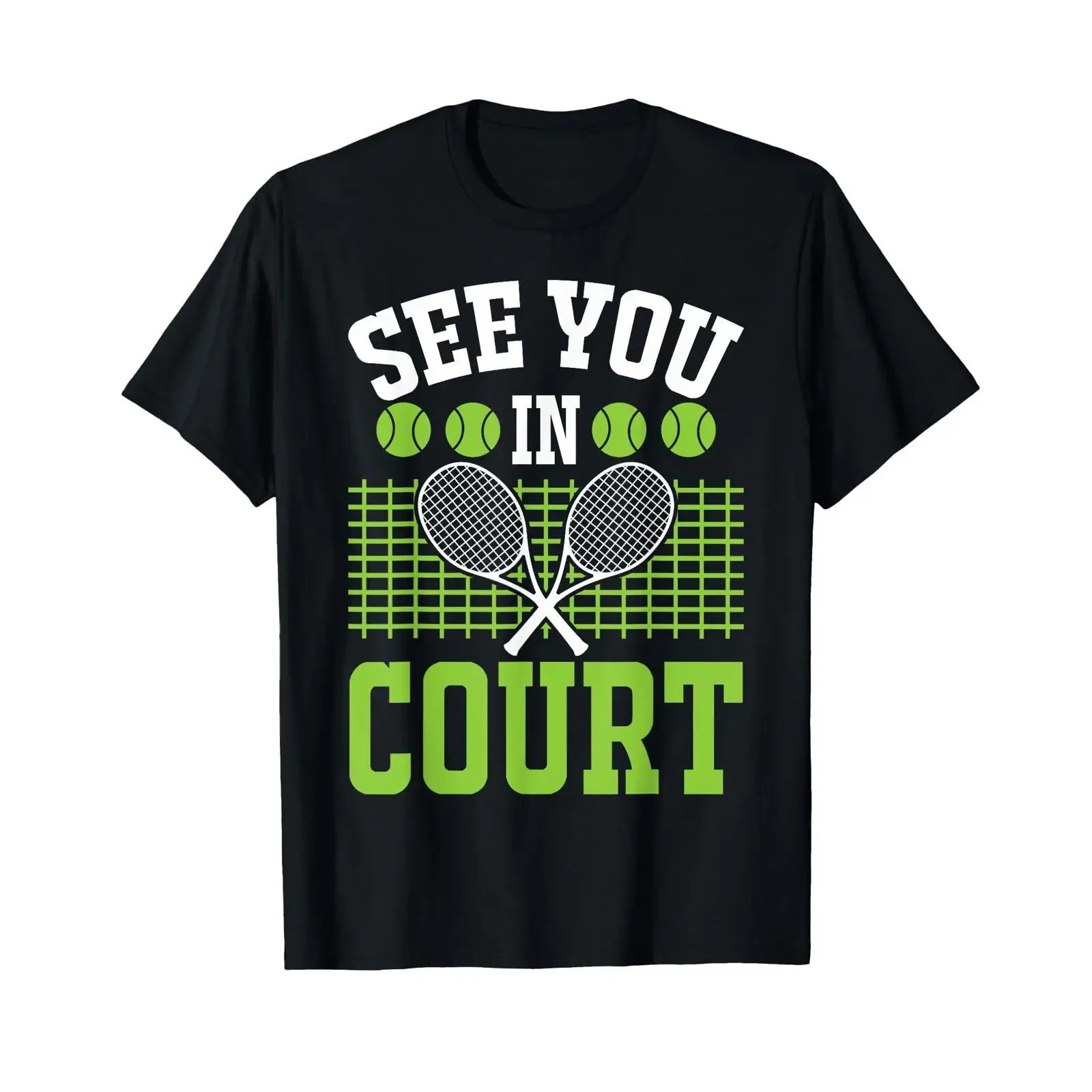„See you in court“-T-Shirt im Vintage-Stil, gewaschene Optik, leicht dehnbar, grafisches Design, vielseitig, atmungsaktiv, lässig, bequem, Unisex