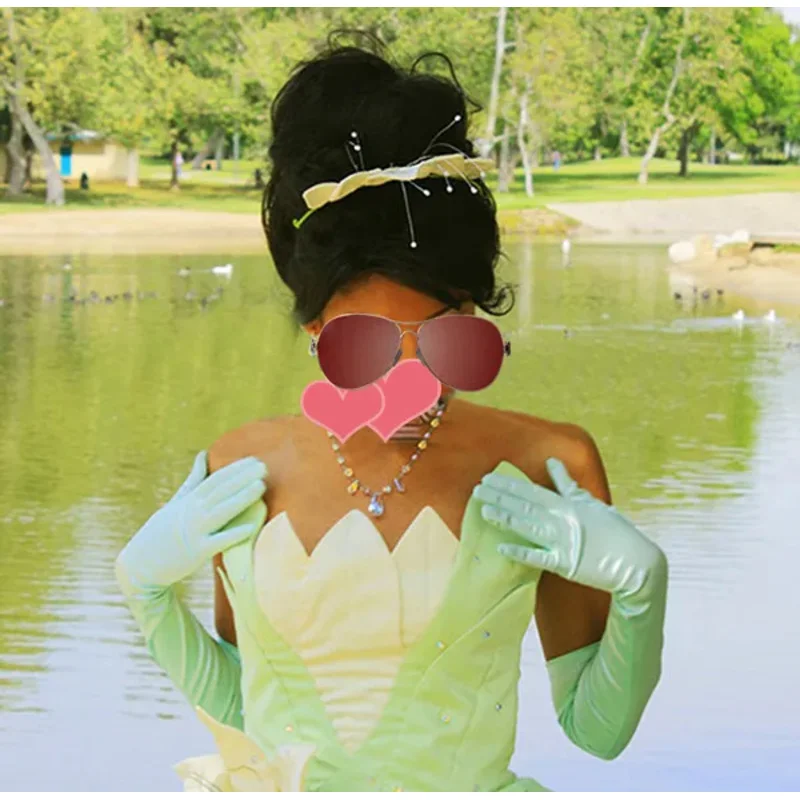 فستان الأميرة تيانا زي تنكري زي الكرنفال