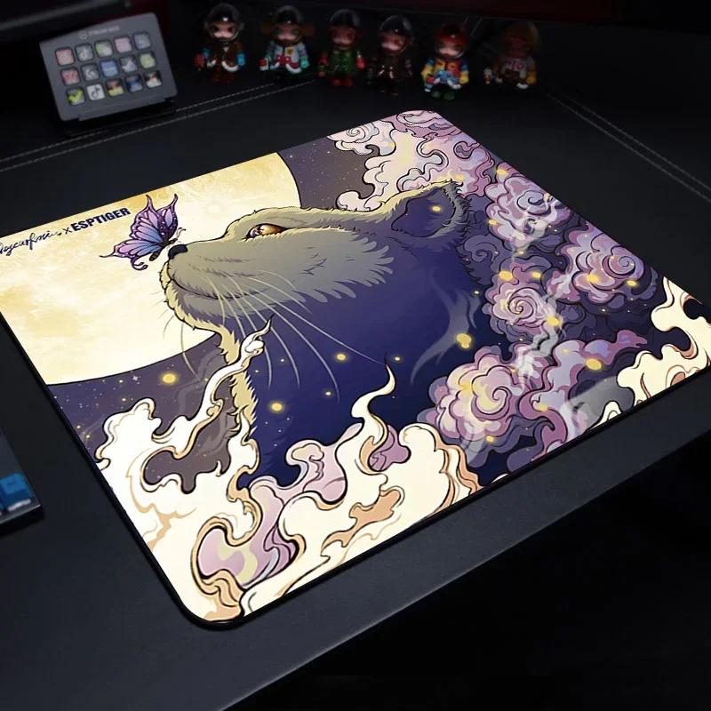 E-sports Cute Lion Waterproof Mouse Pad Gaming Laptops 400x450 Gamer Carpet Keyboard Mat Desk Anime Cartoon Office Table Cushion