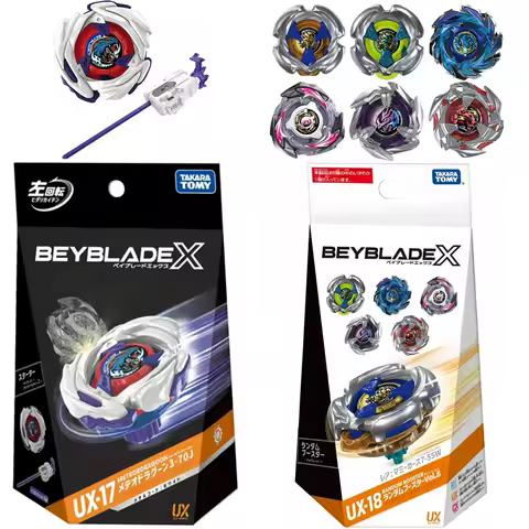 ORIGINAL TAKARA TOMY Bey X UX-17 Meteor Dragoon 3-70J UX-18 Random Booster Vol.8 Blade UX 18 BX-00 Booster Dragoon Storm 4-60RA