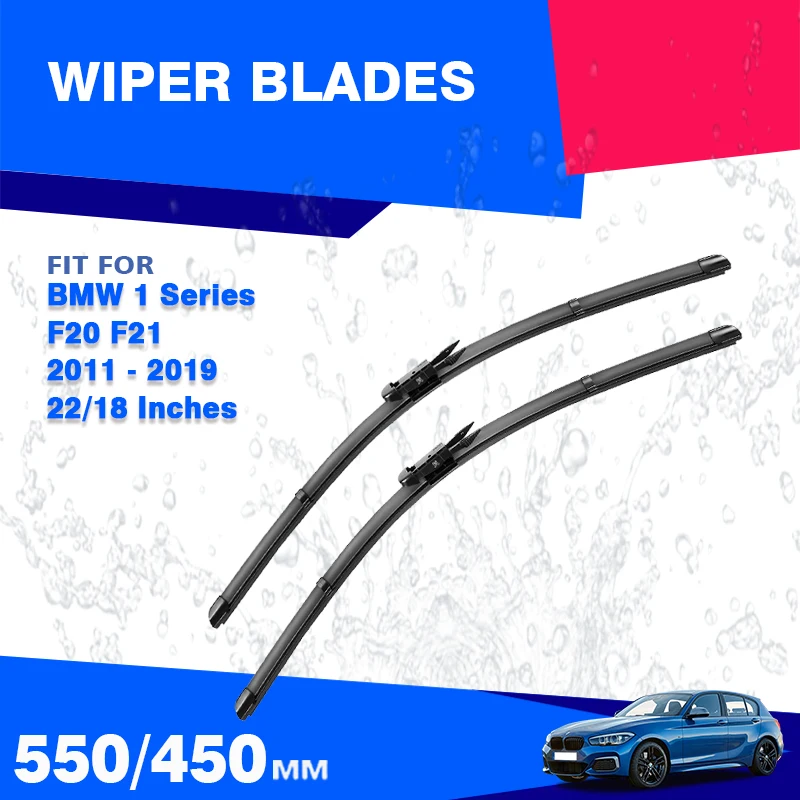 Front / Rear Wiper Blades For BMW 1 Series F20 F21 F20N 2011 - 2019 Brushes Accessories 114i 116i 118i 120i 125i 116d 118d 125d