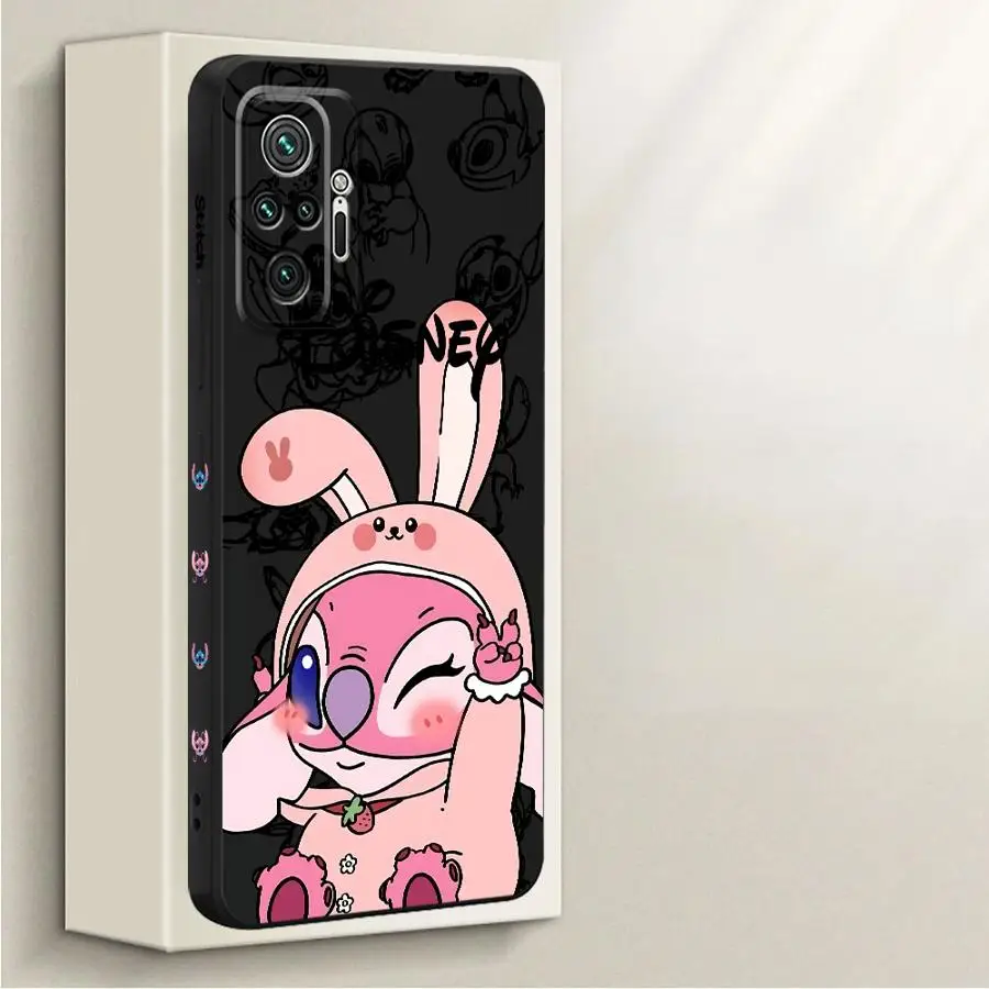 Disney Stitch Phone Case for Redmi Note9 Pro 9S 10 12 13 4G 5G 10S 10Pro 10Lite 11 11S 11Pro 12Pro 13Pro 4G5G 11 12 13ProPlus5G