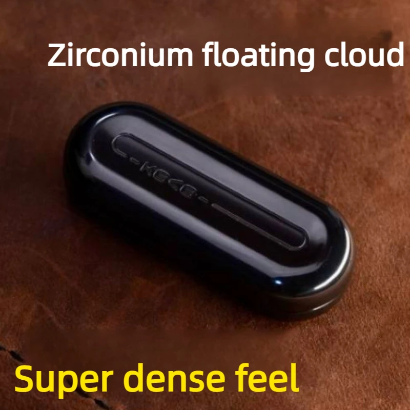 

KOVO EDC Floating Cloud Mechanical Zirconium Alloy Polished Dense Ratchet Fidget Slider Stress Relief Toy