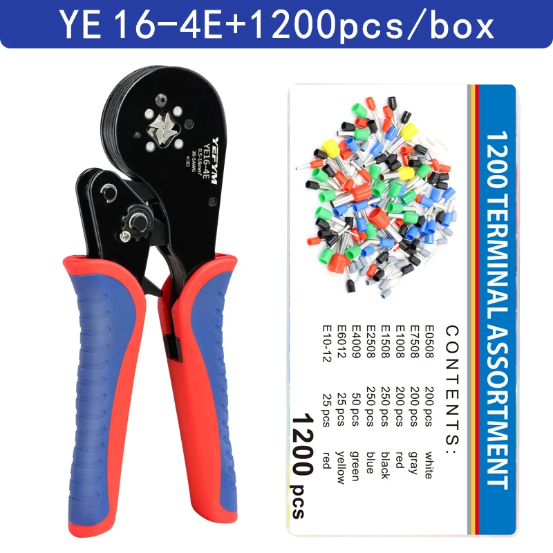 Krimptang Beentje Mouwen Buisvormige Terminal Gereedschap HSC8 6-4A/6-6A/16-6E Draad Crimper Huishoudelijke Elektrische Sets