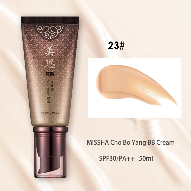 MISSHA Cho Bo Yang BB Cream 50g Foundation Concealer CC Nourish Moisturize Face Base Whitening Makeup Korea Cosmetics