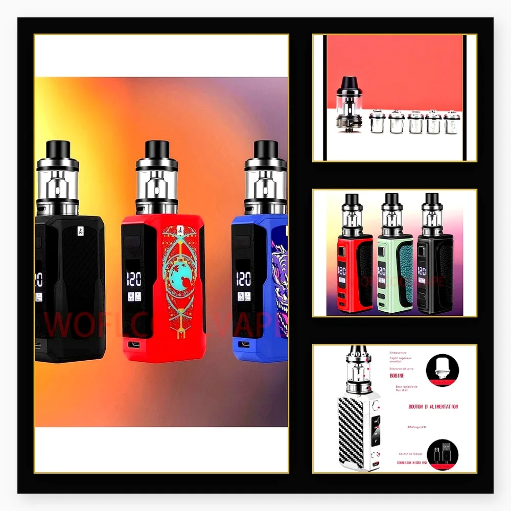 Wolfcoolvape Box Mod Replacement Coils 0.3ohm for E-Cigarette Tank - Available in 5/10/15/20PCS for 80W & 120W Mods