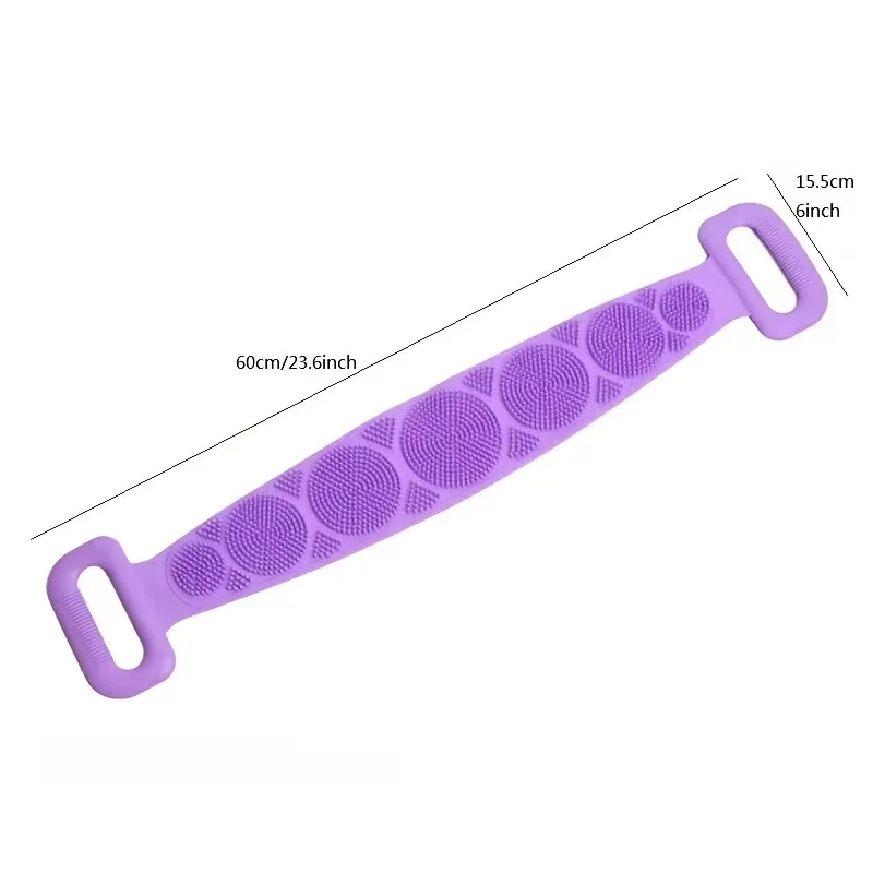 1 шт., силиконовая щётка-скребок для душа