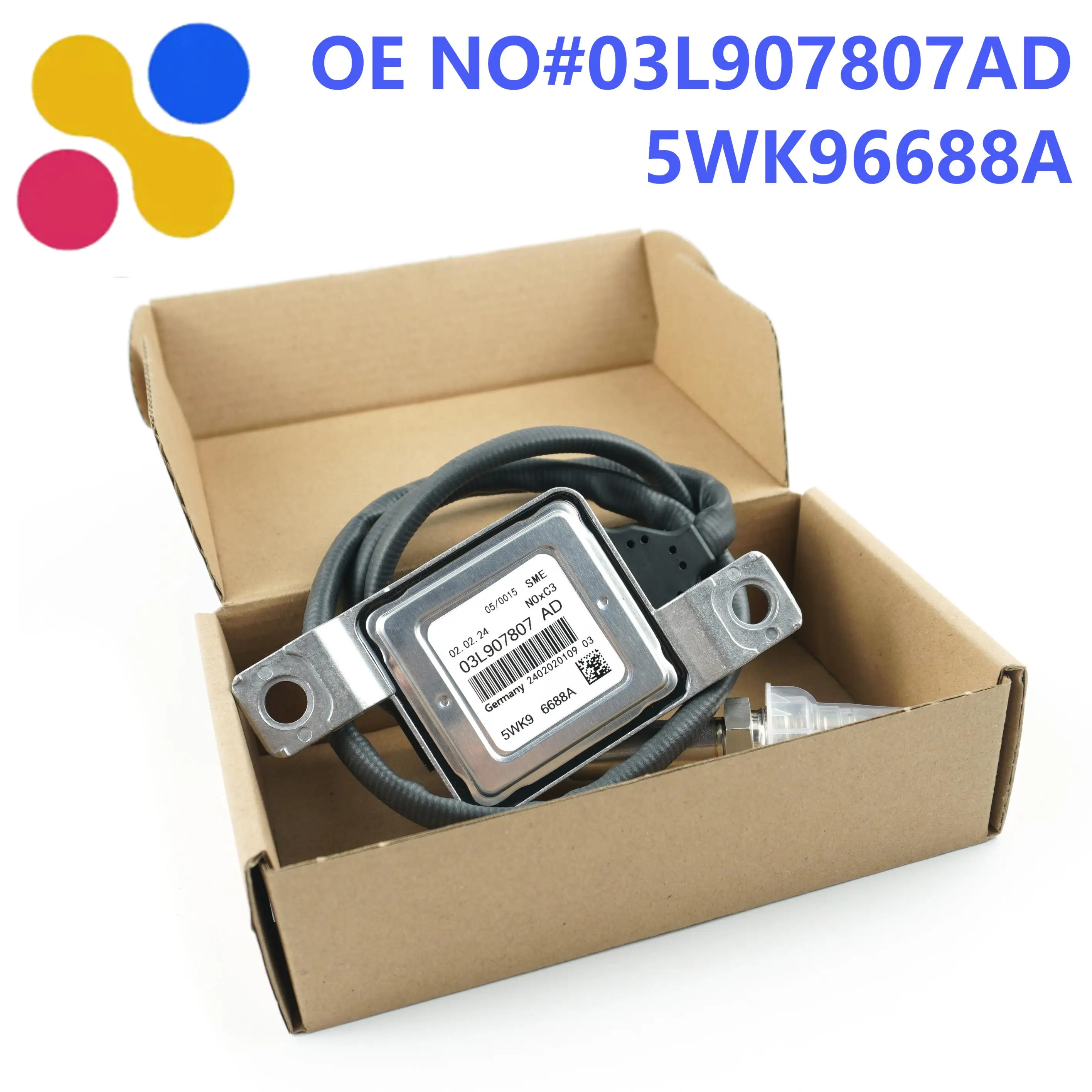 03l907807ad 5wk96688a novo sensor de óxido de nitrogênio nox para audi a4 allroad quattro a5 s5 vw passat