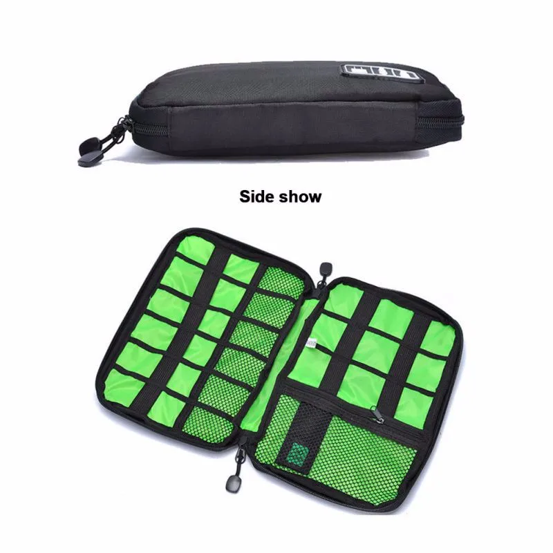 Cable Storage Bag Waterproof Digital Electronic Organizer Portable USB Data Line Charger Plug Storage Bag Travel Cable Organizer