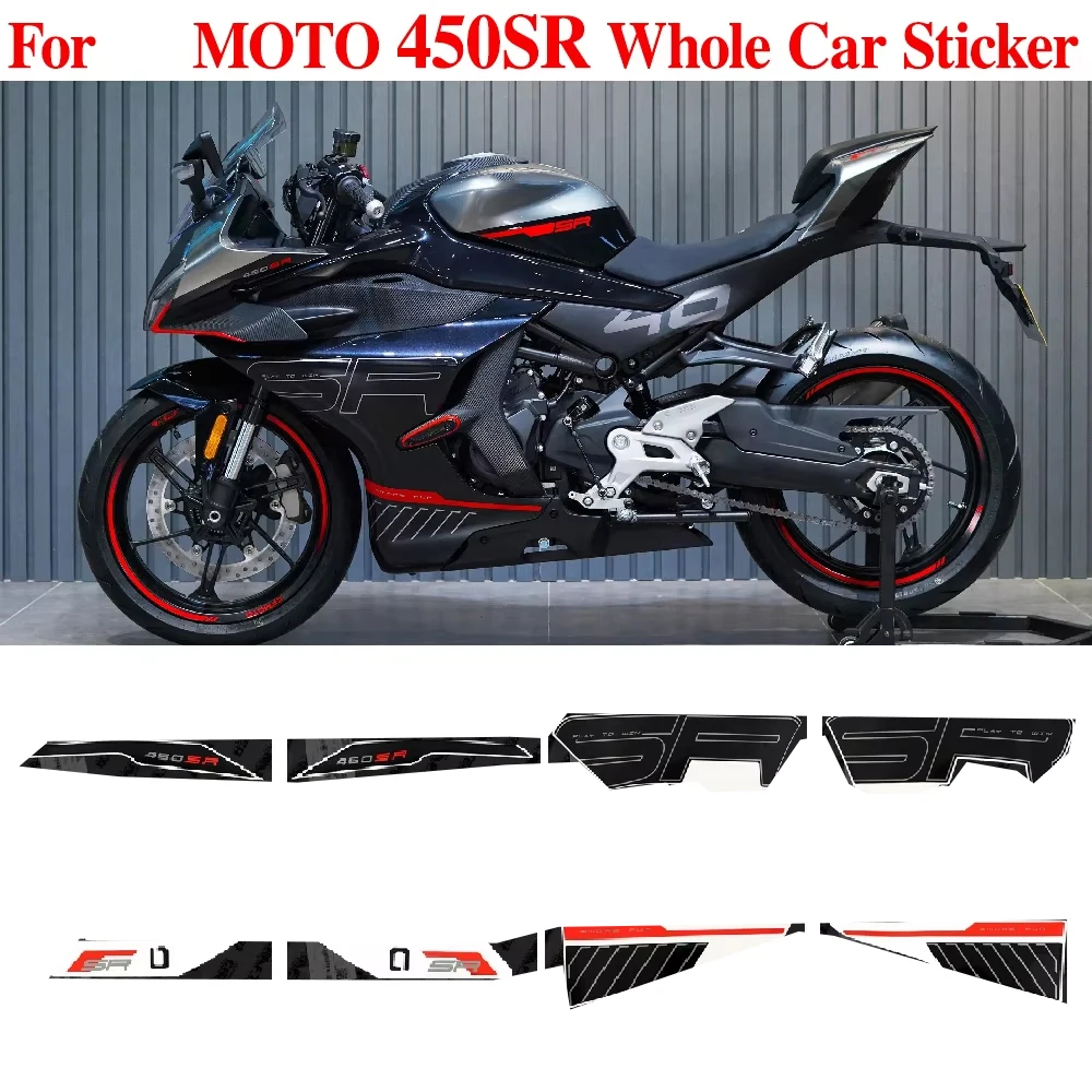 

For CF 450SR Ziron Black Car Decal CF400-6 Original Part Original Sricker Shell Guard Cover Sticker Version