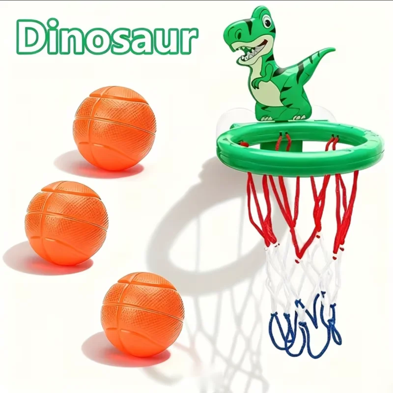 Neues Mini-Cartoon-Tier-Basketball-Set, Badespielzeug für Kinder, Babyspielzeug für die Dusche, Perfektes Geschenk für Kinder – Detail 7